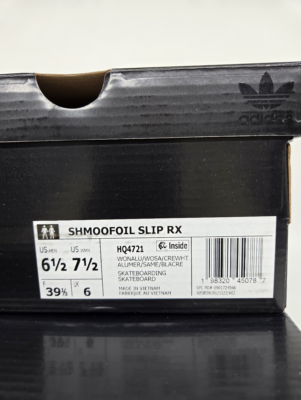 adidas Shmooofoil Slide HQ4721 Beige Wonder Sage Shoes Men's Size 6.5 - Picture 8 of 8
